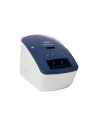 IMPRESORA ETIQUETAS BROTHER QL-600B USB AZUL BLANCO QL600BXX1