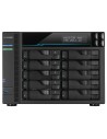 SERVIDOR NAS ASUSTOR 10 BAHIAS ATOM C3538 QUAD CORE DENVERTON 2.1GHZ 8GB 2X2.5GBE 2X10GBE RAID 0.1 JBOD SATA6GB USB 3.0 AS6510T