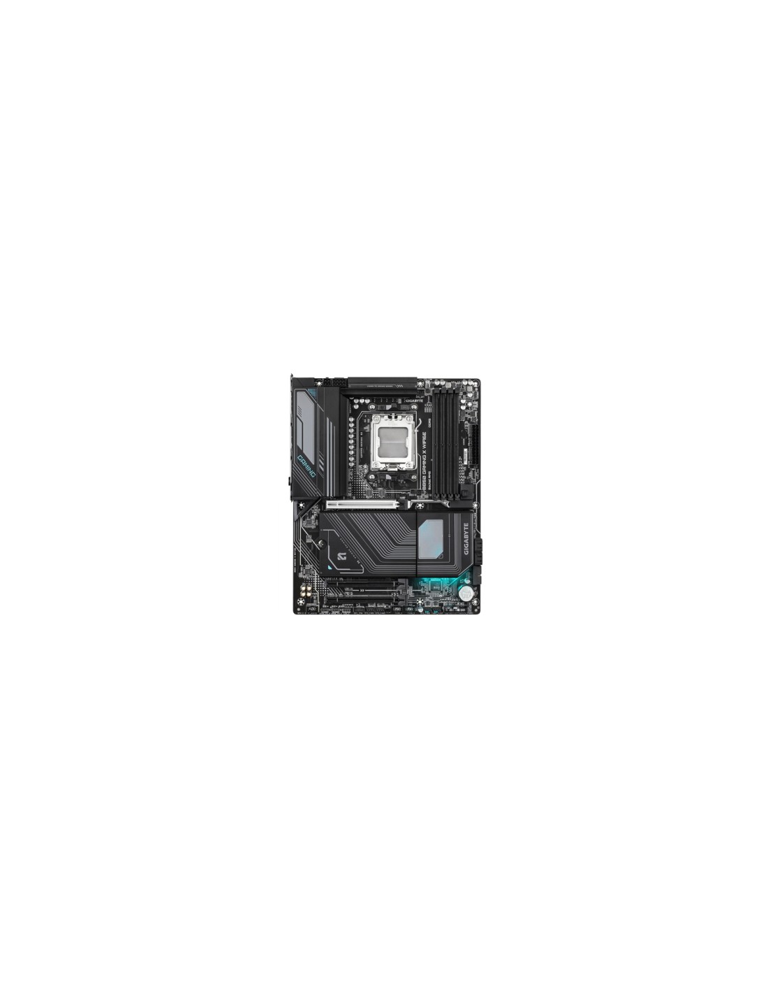 GIGABYTE B850 GAMING X WIFI6E Placa Base - Procesadores AMD Ryzen Serie 9000, VRM digital de 12+2+2 fases, hasta 8200MHz DDR5 (O