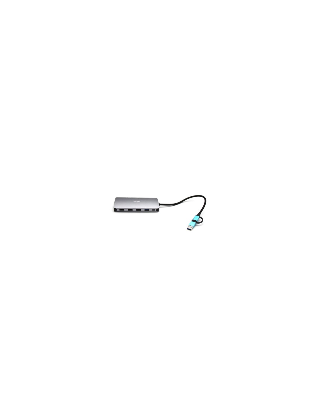 i-tec USB 3.0 USB-C/Thunderbolt 3x Display Metal Nano Dock with LAN + Power Delivery 100 W