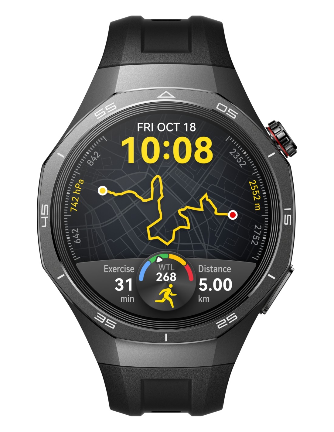 Huawei WATCH GT5 Pro 46mm 3,63 cm (1.43") AMOLED Digital 466 x 466 Pixeles Negro GPS (satélite)