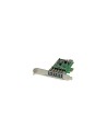 StarTech.com Adaptador tarjeta PCI Express de 7 puertos USB 3.1 con perfil bajo o completo