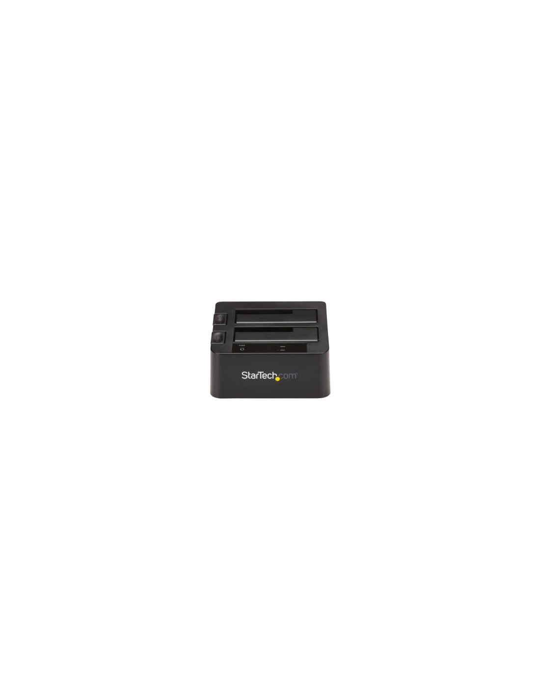 StarTech.com Base de Conexión USB 3.1 10Gbps con UAS de 2 BahÍ­as para Disco Duro o SSD SATA de 2.5 o 3.5 Pulgadas - Negro
