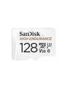 Memoria microsdxc sandisk high endurance flash 128gb UHS-I class 3 v30 blanco SDSQQNR-128G-GN6IA