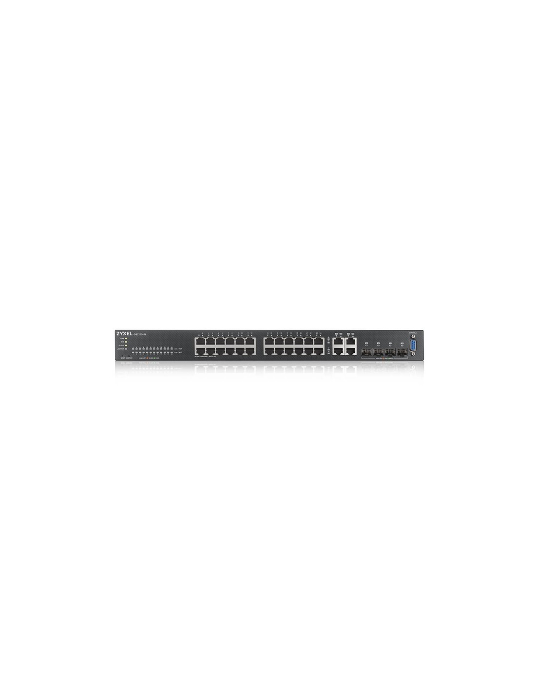 Zyxel GS2220-28-EU0101F switch Gestionado L2 Gigabit Ethernet (10/100/1000) Negro