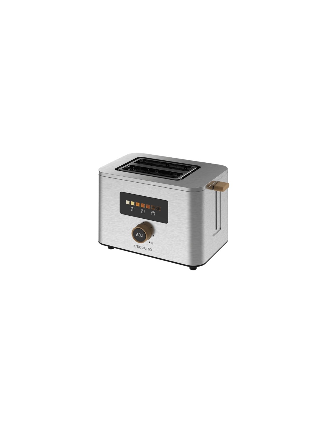 Cecotec 04843 tostadora 7 2 rebanada(s) 950 W Acero inoxidable