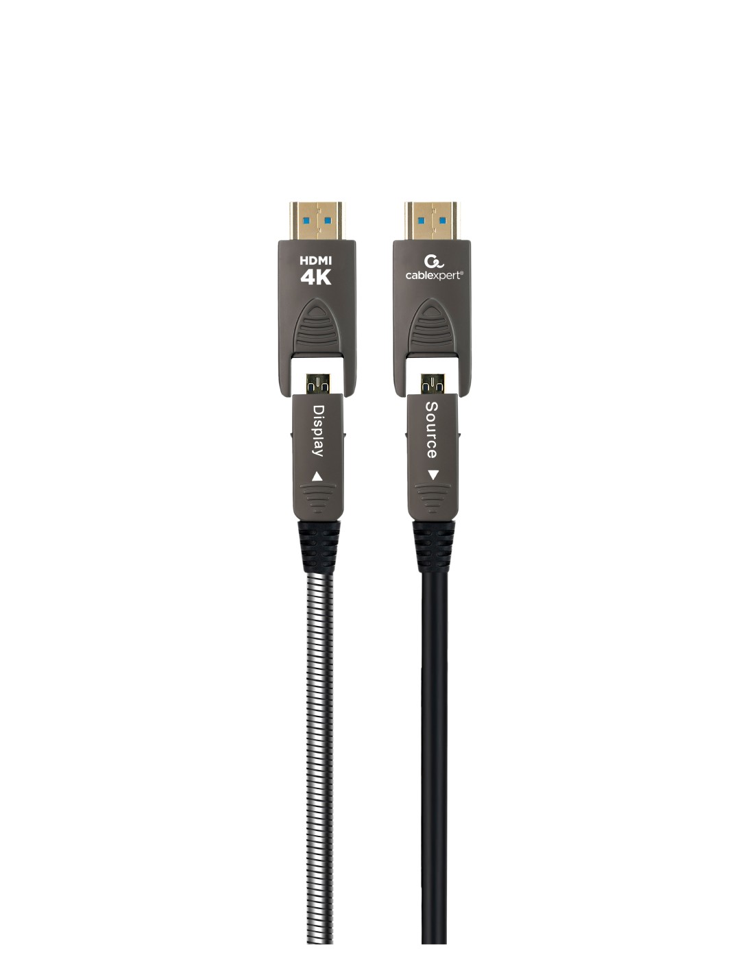 Gembird CCAP-HDMIDD-AOC-10M cable HDMI HDMI Type-A/HDMI Type-D Negro