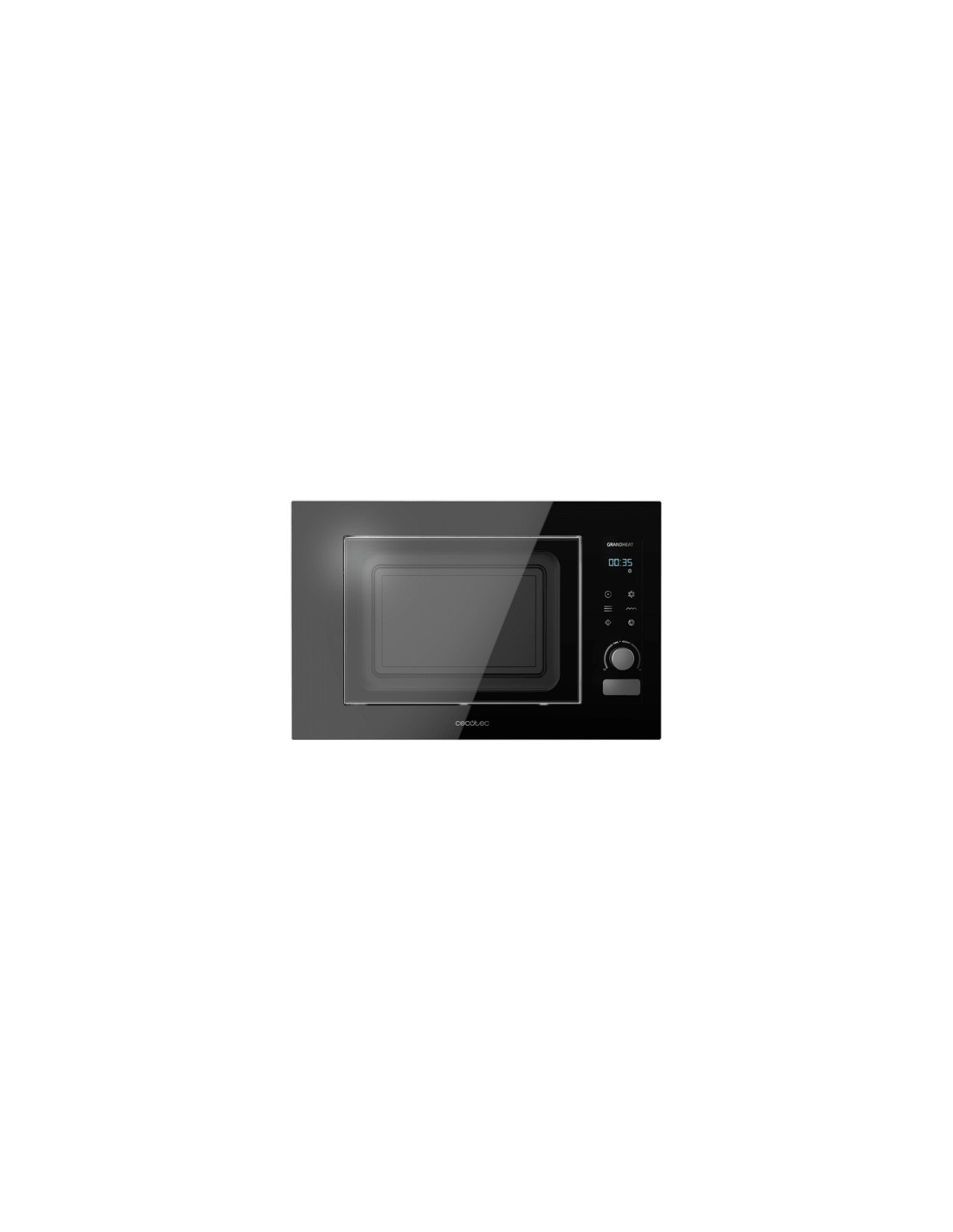 Cecotec 01383 microondas Integrado Microondas con grill 21 L 1200 W Negro