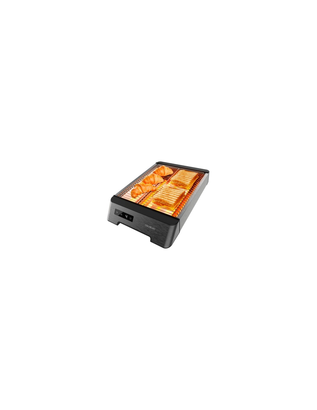 Cecotec NiceSlice 6 2 rebanada(s) 1000 W Negro, Acero inoxidable