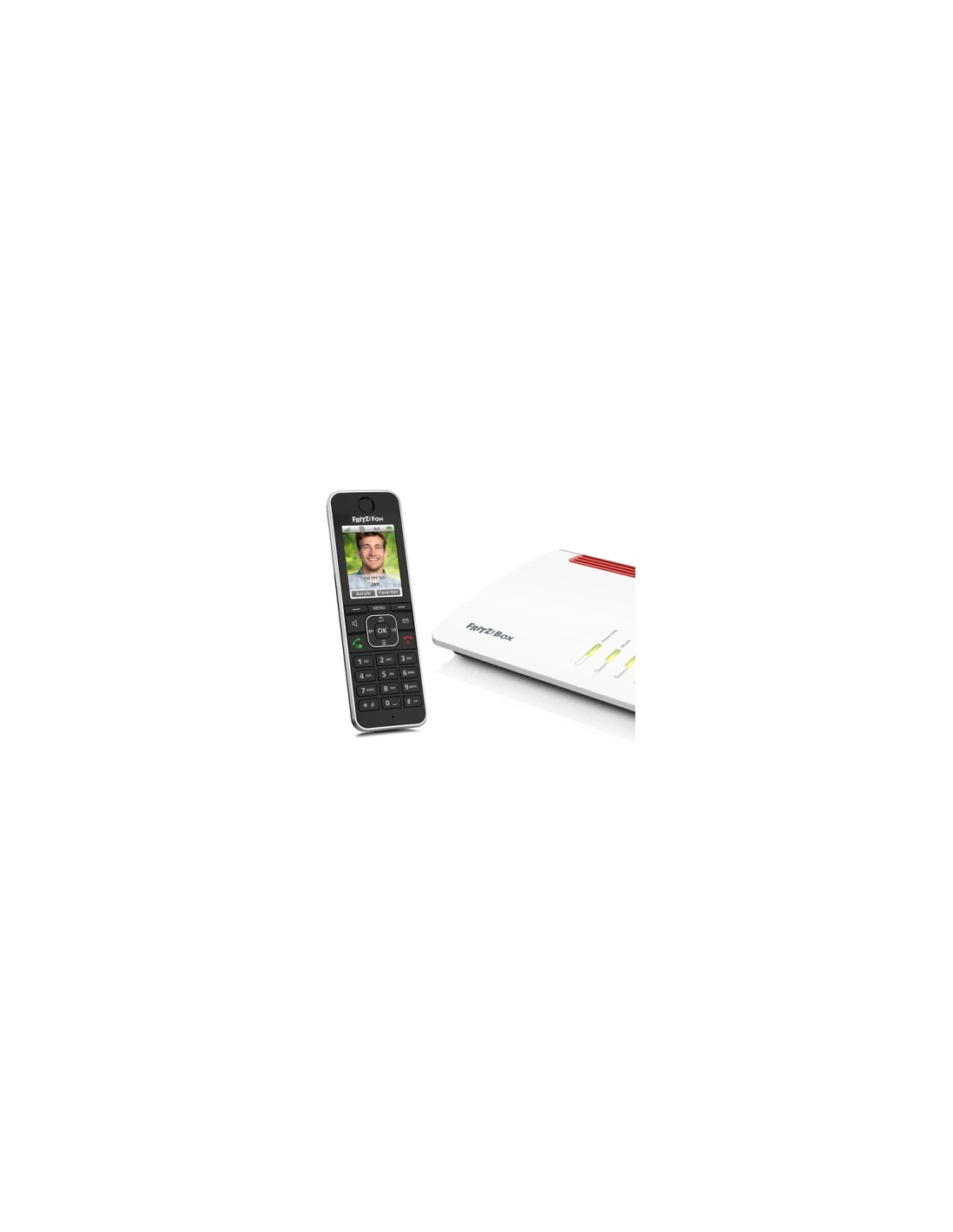 FRITZ!Fon C6 Teléfono DECT Identificador de llamadas Negro