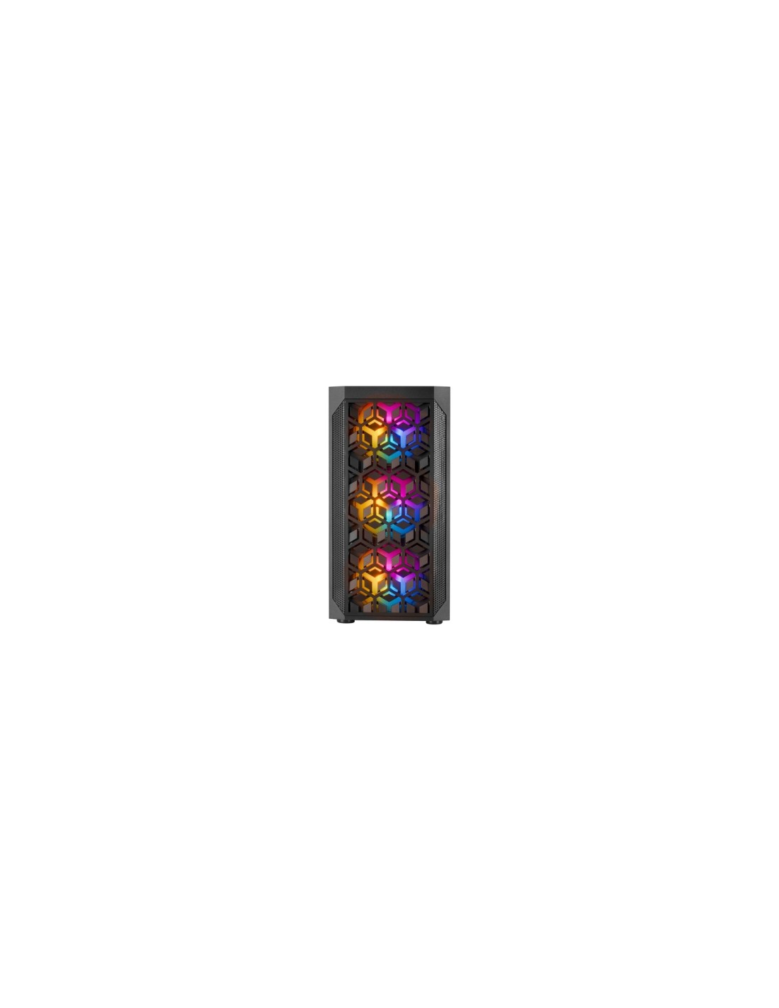 Mars Gaming MCMESH Caja torre gaming micro ATX 3x ventilador FRGB negro
