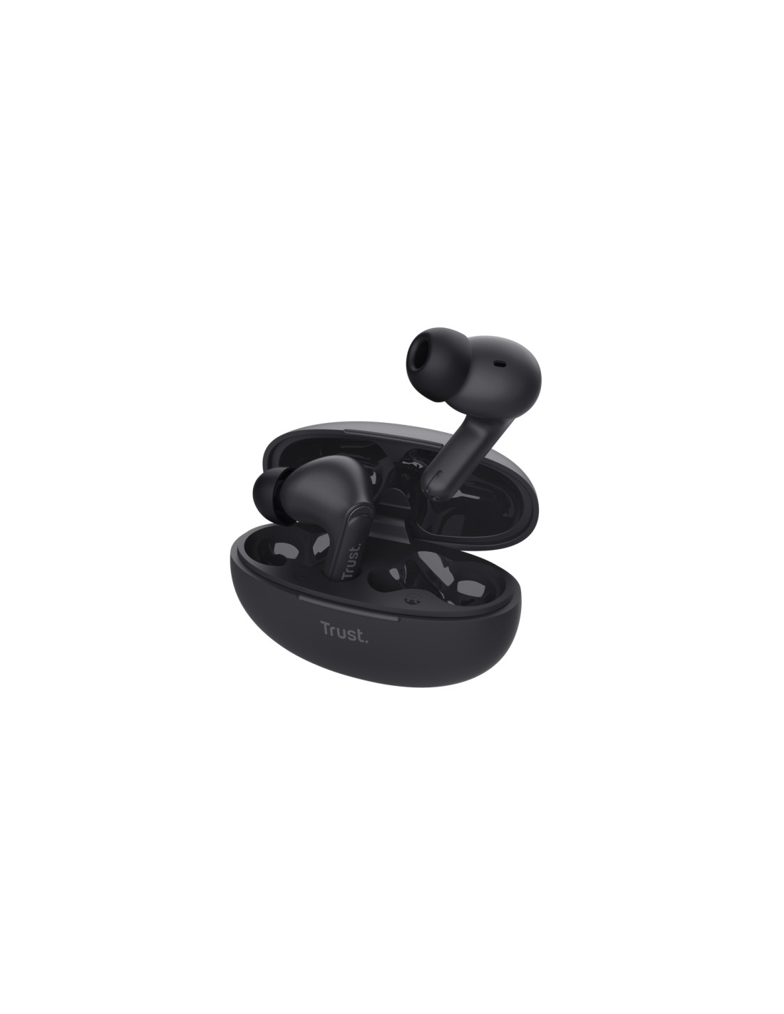 Trust Yavi Auriculares True Wireless Stereo (TWS) Dentro de oÍ­do Llamadas/Música USB Tipo C Bluetooth Negro