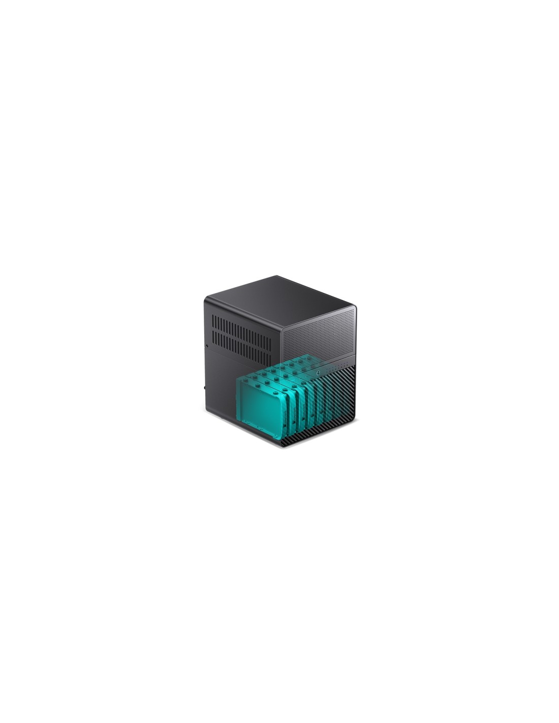 Jonsbo N3 carcasa de ordenador Mini Tower Negro