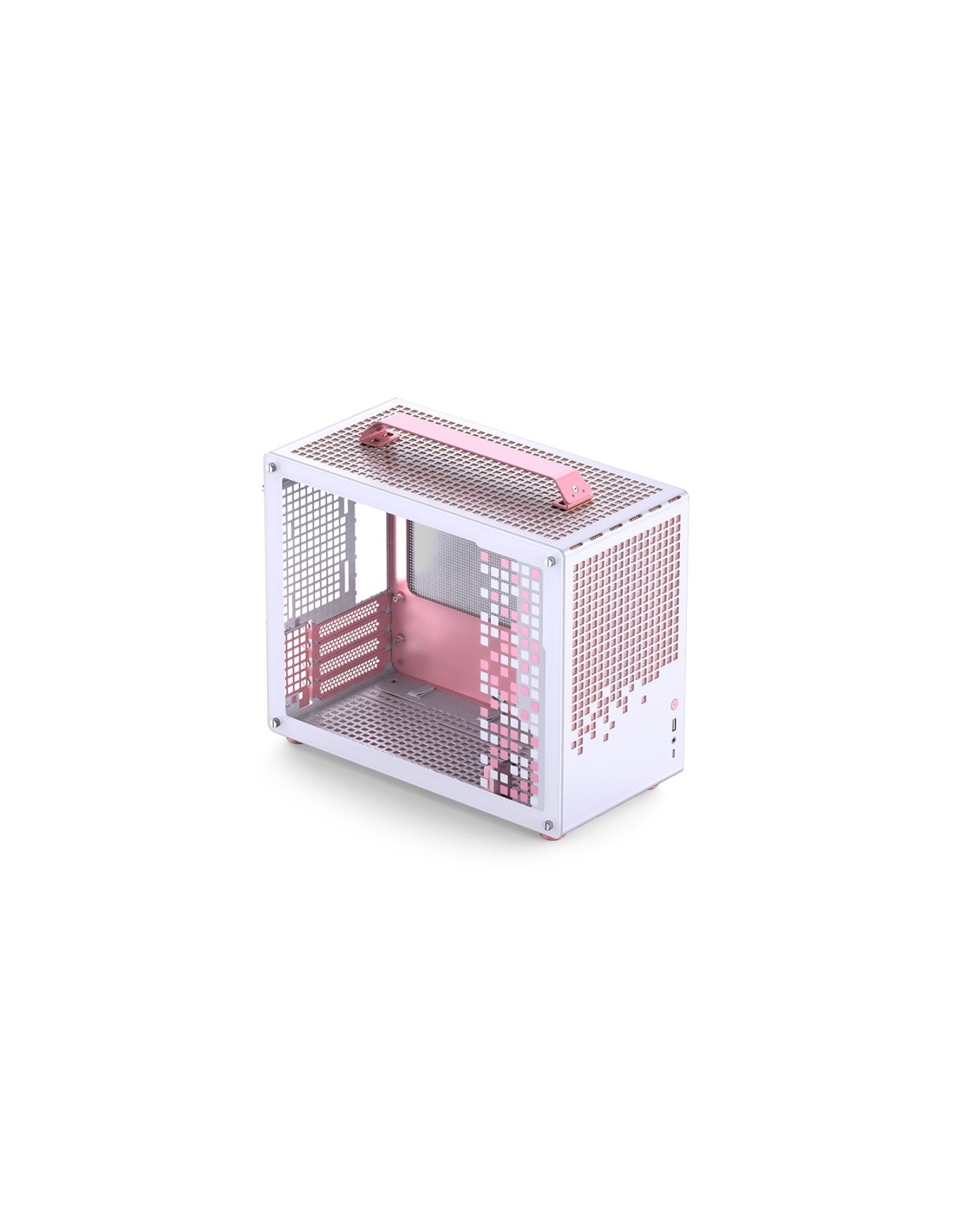Jonsbo Z20 Pink/White Mini Tower Rosa, Blanco