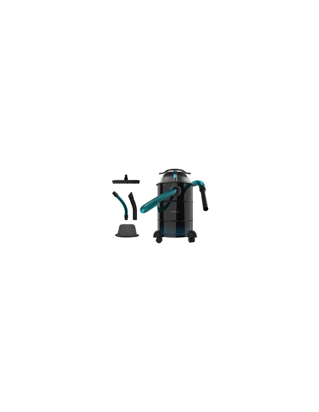 Cecotec Conga Ash 6000 EasyGo Home XL 1500 AW 30 L Negro, Turquesa
