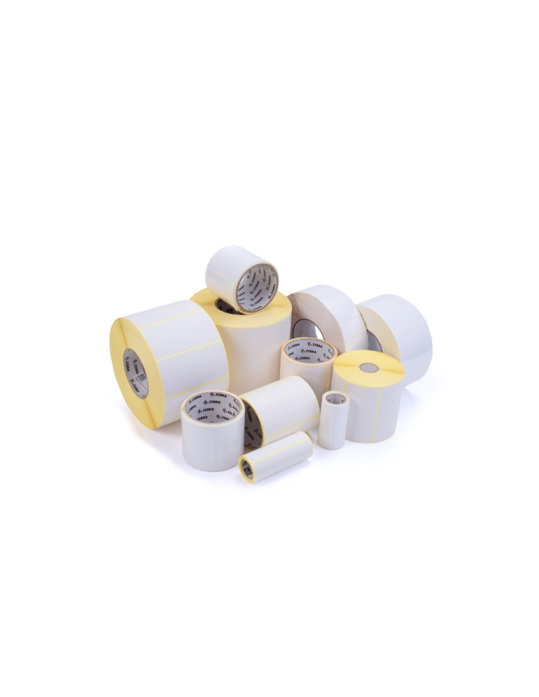 ETIQUETA TERMICA ZEBRA Z-SELECT 2000T 51 mm x 25 mm rectangulo 25 mm PRINCIPAL TRANSFERENCIA TÍ?RMICA BLACO PAPEL 2580 ROLLO 8 /