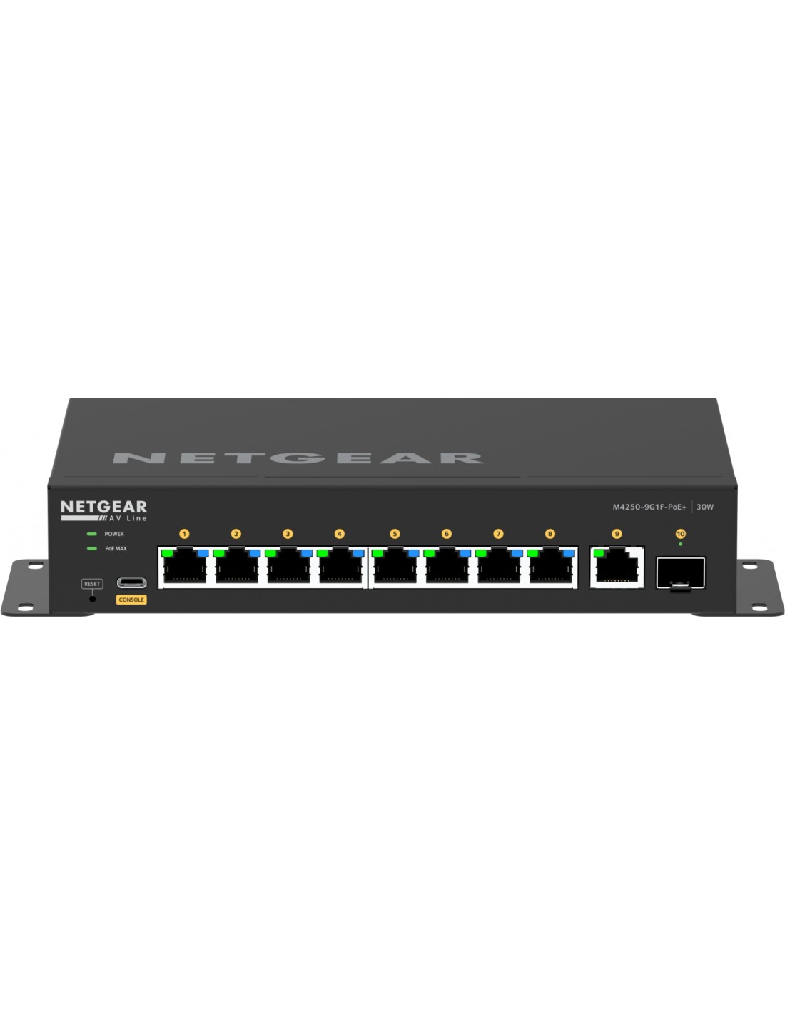 NETGEAR GSM4210PD-100EUS switch Gestionado L2/L3 Gigabit Ethernet (10/100/1000) EnergÍ­a sobre Ethernet (PoE) Negro