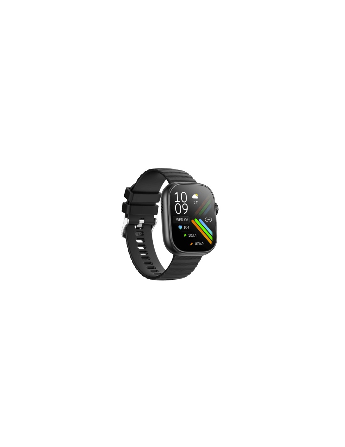 Aiwa SW-A700 Relojes inteligentes y deportivos 5,11 cm (2.01") IPS Digital 240 x 296 Pixeles Pantalla táctil Negro