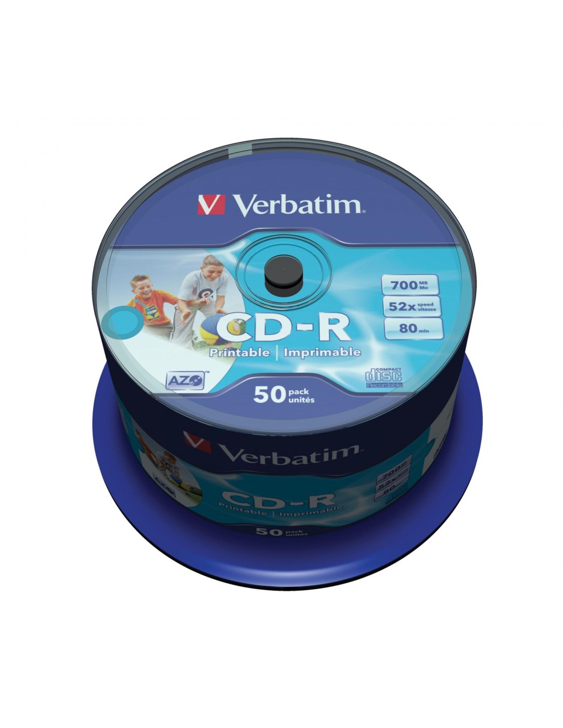 CD-R VERBATIM 50 UNIDADES 700MB 52x 43309