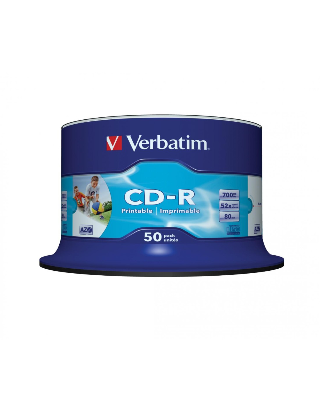 CD-R VERBATIM 50 UNIDADES 700MB 52x 43309