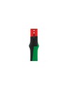 Apple MUQ63ZM/A Accesorios para dispositivos vestibles inteligentes Grupo de rock Negro, Verde, Rojo Fluoroelastómero