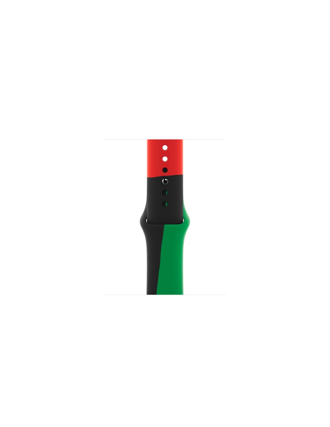 Apple MUQ63ZM/A Accesorios para dispositivos vestibles inteligentes Grupo de rock Negro, Verde, Rojo Fluoroelastómero