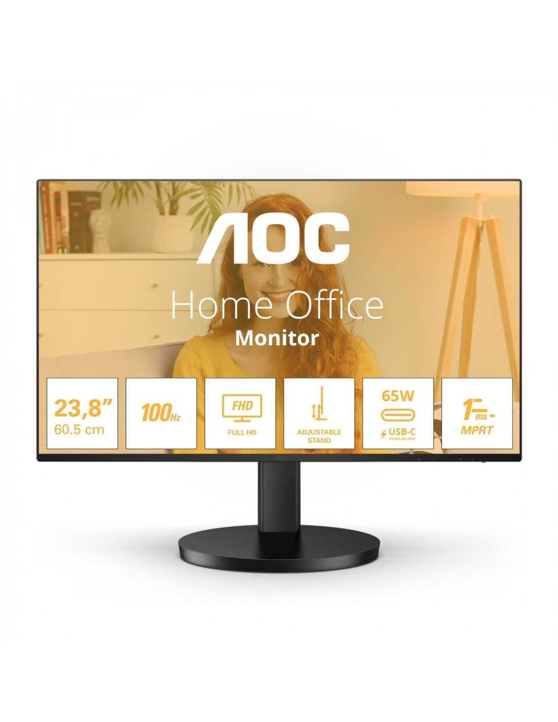 AOC B3 24B3CF2 23.8" Full HD Negro Monitor