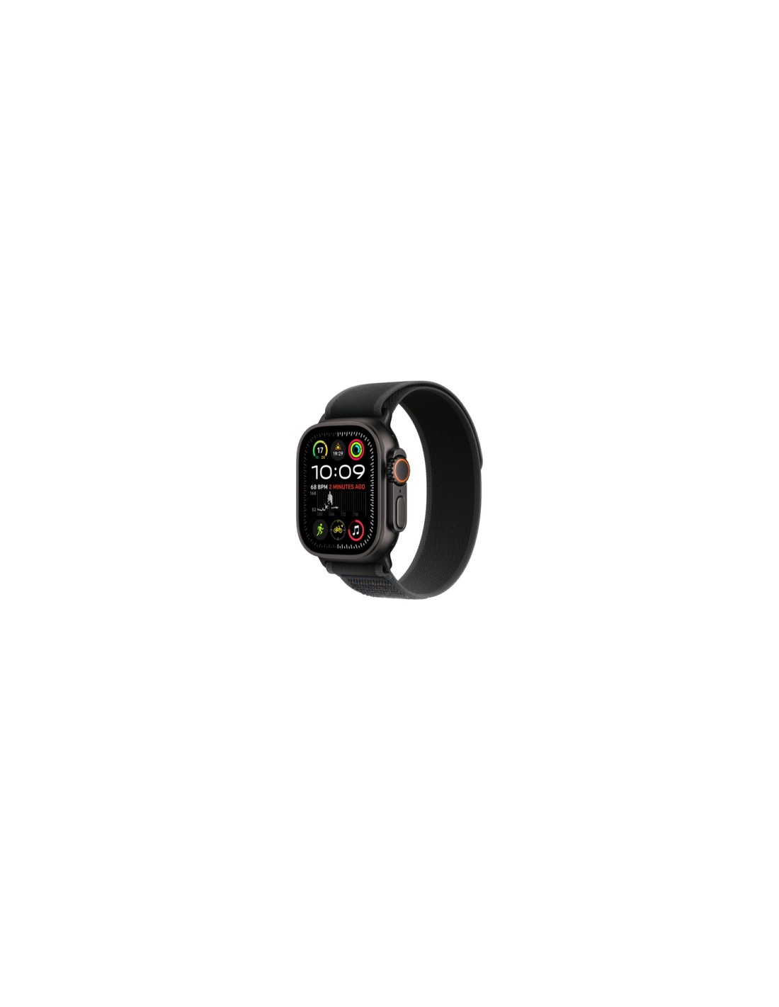 Apple MYQ53ZM/A Accesorios para dispositivos vestibles inteligentes Grupo de rock Negro Nylon, Poliéster, Spandex, Titanio