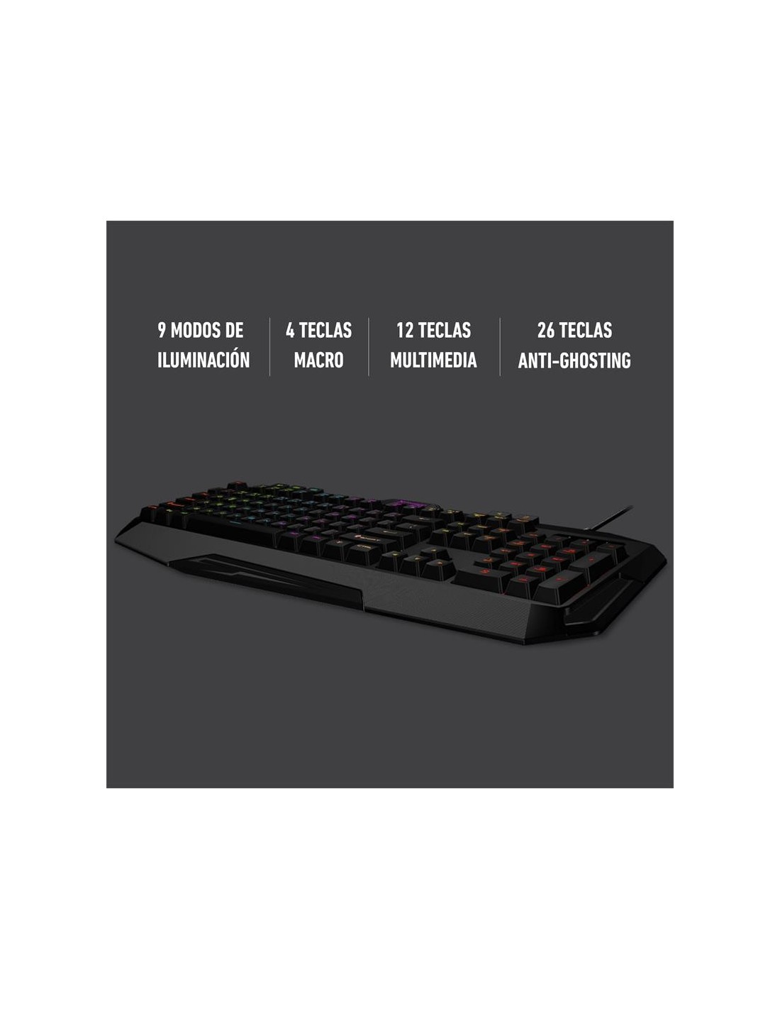 TECLADO PHOENIX GAMING USB RGB