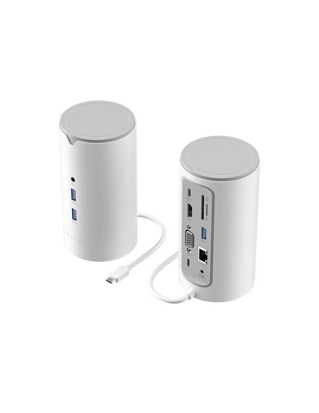 DOCK STATION VENTION 12 EN 1 USB-C A HDMI/VGA/USB-C/USB-A/RJ45/MICROSD/JACK