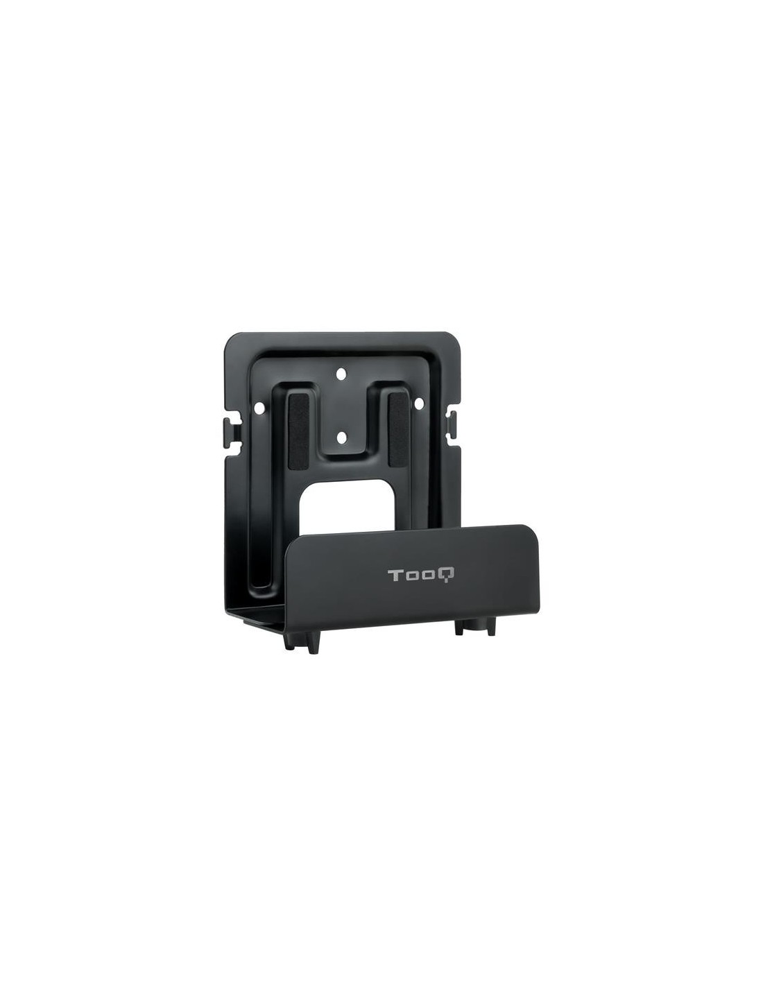 SOPORTE DE PARED UNIVERSAL TOOQ PARA ROUTER MINI PC MULTIMEDIA 5KG BLACK