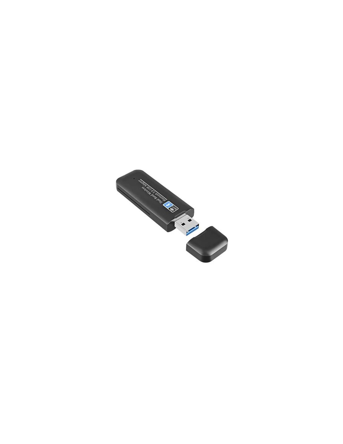 WIRELESS ADAPTADOR ONEWAY WIFI 1300MBPS + BLUETOOTH 5.0 BLACK