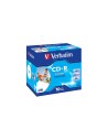 10 UNIDADES CD-ROM IMPRIMIBLES VERBATIM SUPERAZO WIDE PRINT SURFACE ID 52X 700MB 43325