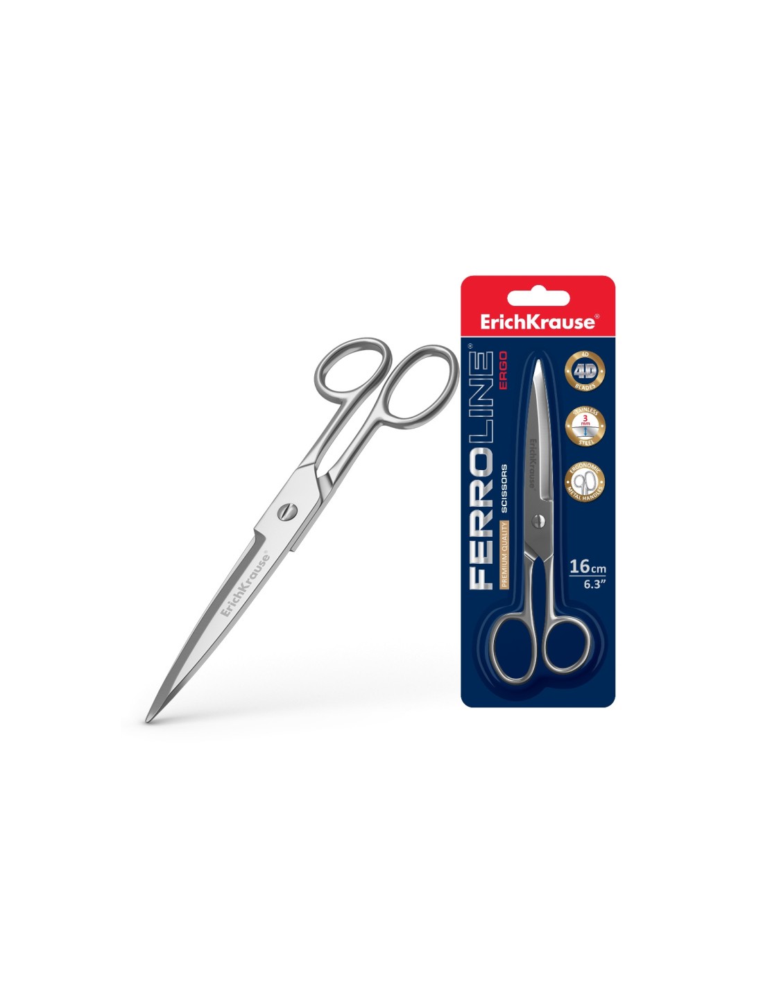 ErichKrause Ferro Universal Corte recto Acero inoxidable