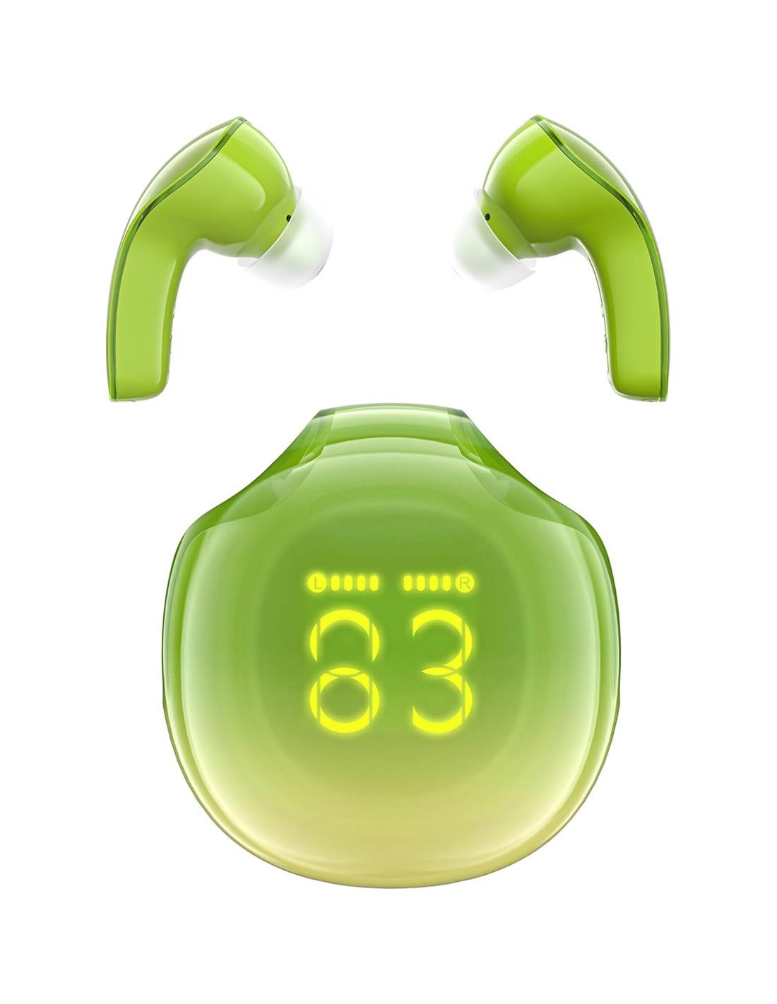 Acefast T9 Crystal  Auricular Bluetooth Avocado Green