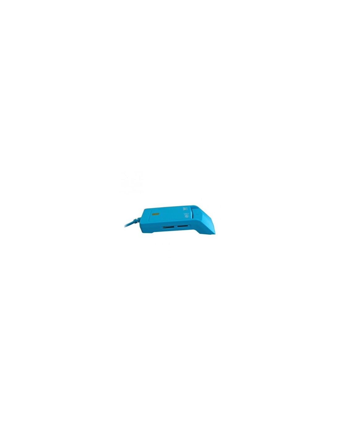 LECTOR DE TARJETAS DNI WOXTER COMPATIBLE CON DNIE Y SMARTCARDS USB 2.0 PLUG AND PLAY COMBO AZUL PE26-146
