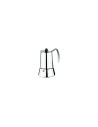 CAFETERA MONIX ETERNA 4 TAZAS MANGO ASAS ACERO INOXIDABLE EXTERIOR BRILLANTE APTO PARA TODO TIPO DE COCINAS M630004