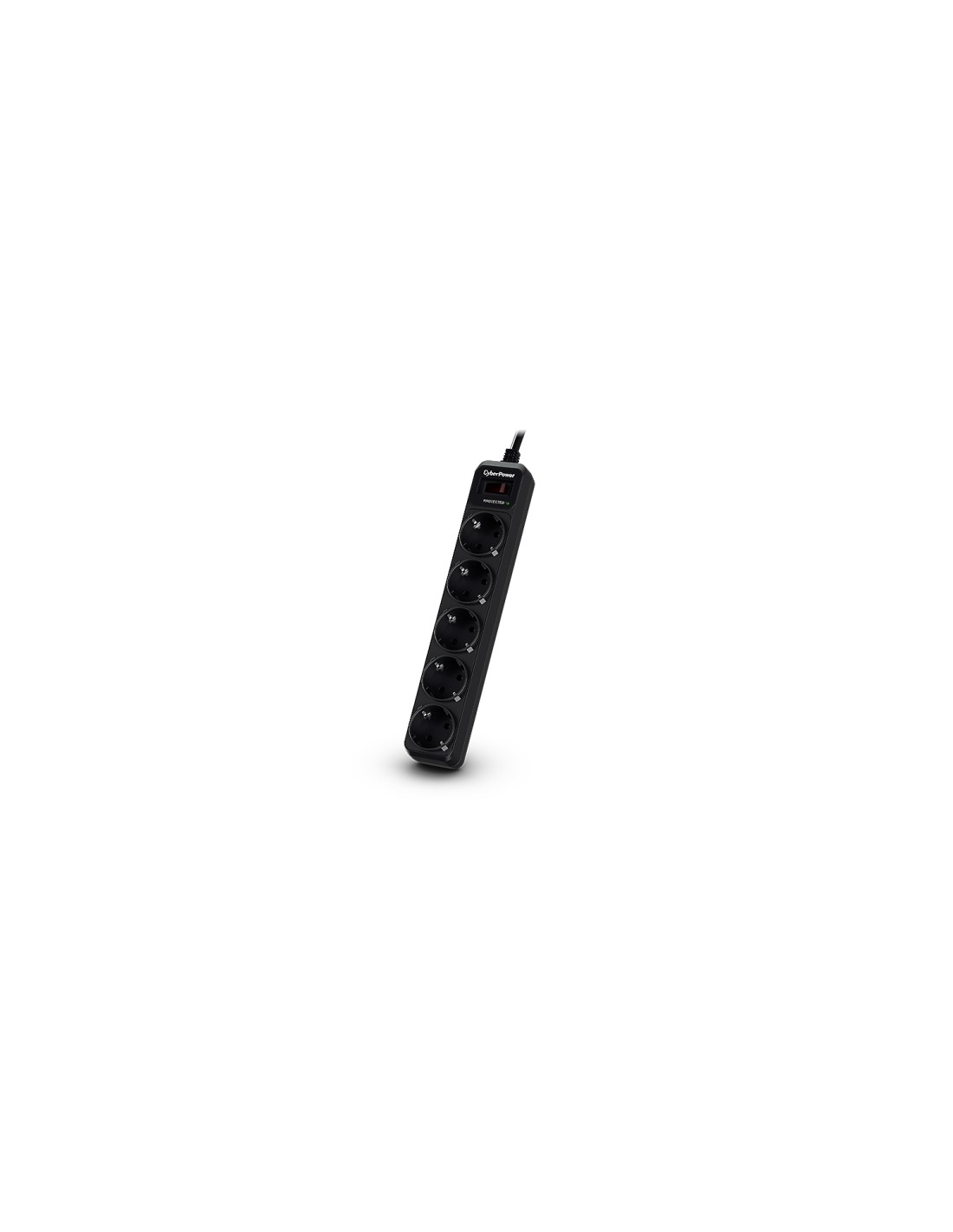 CyberPower B0520SC0-DE limitador de tensión 5 salidas AC 200 - 250 V Negro 1,8 m