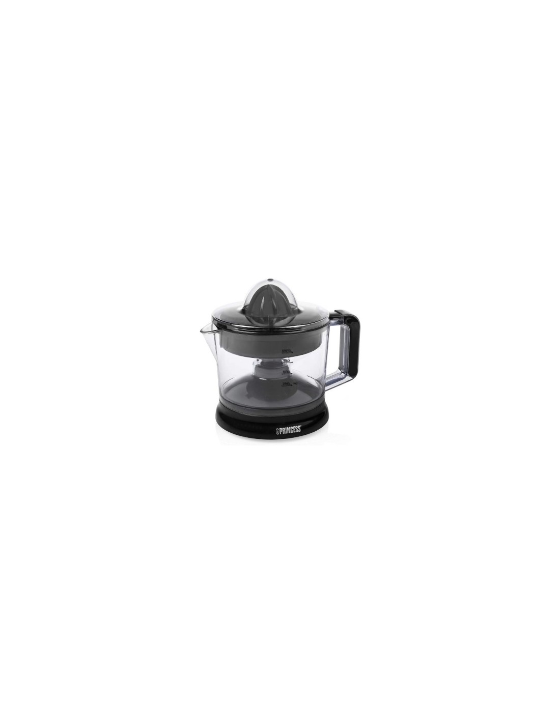 Princess 201004 Exprimidor clasico negro transparente
