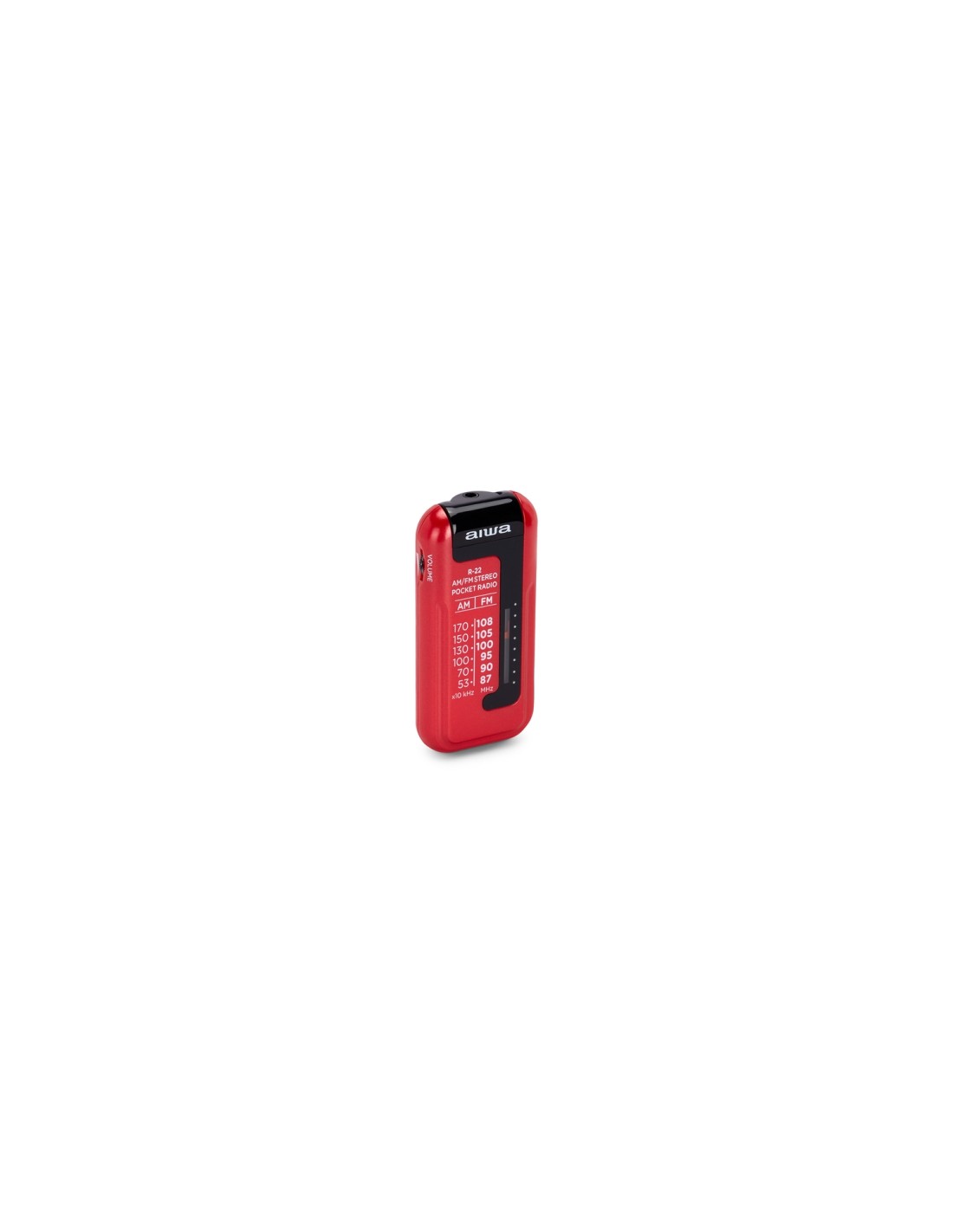 Aiwa R-22RD radio Personal Analógica Rojo