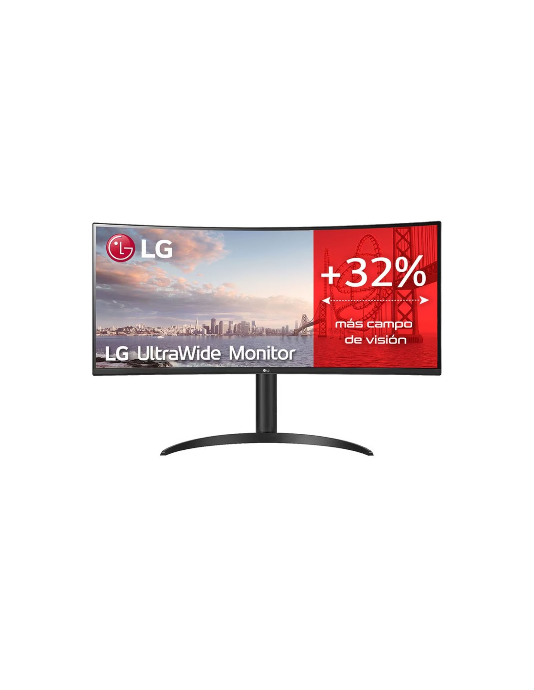 LG 34WP75CP-B LED display 86,4 cm (34") 3440 x 1440 Pixeles Wide Quad HD LCD Negro