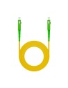 Nanocable Cable de Fibra Í?ptica SC/APC a SC/APC Monomodo Simplex LSZH, Amarillo, 30 m