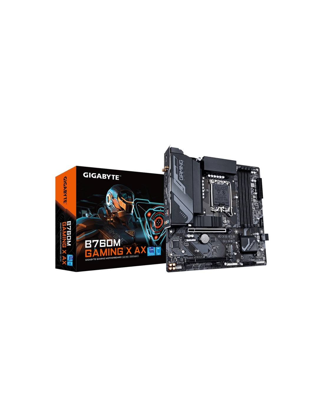 Gigabyte B760M Gaming X AX Intel B760 LGA 1700 micro ATX