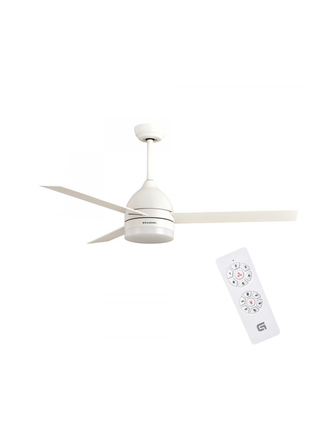 Grunkel SKYECO-42 ventilador Blanco, Madera