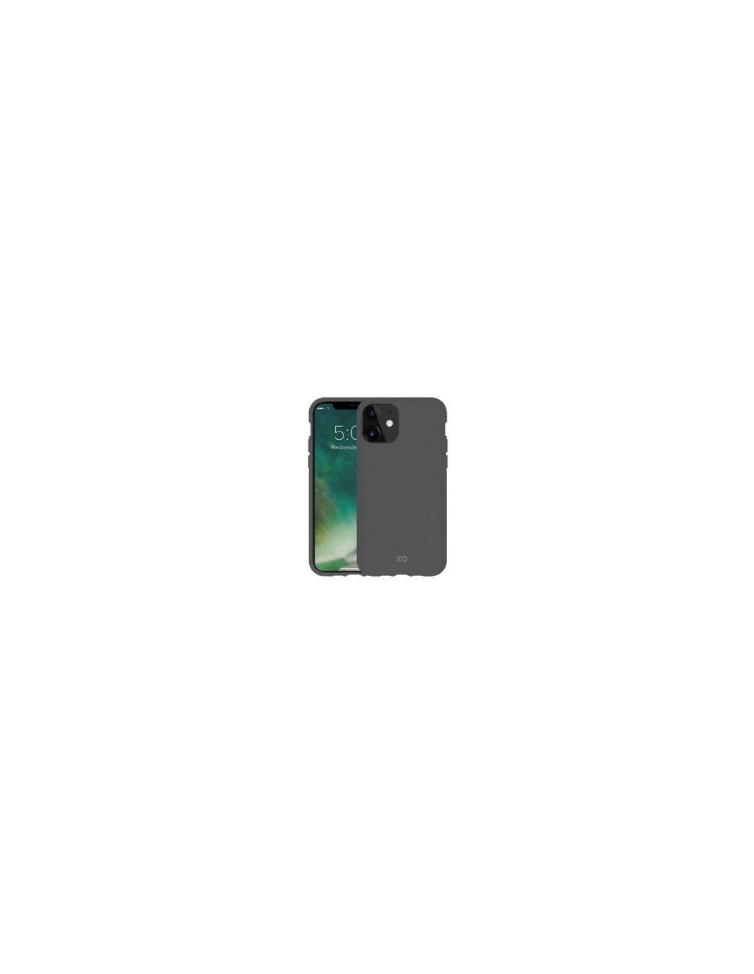 FUNDA XQISIT MOUNTAIN PARA IPHONE 11 COMPATIBLE CON CARGA INALAMBRICA ECOLOGICA Y BIODEGRADABLE NEGRO 36760