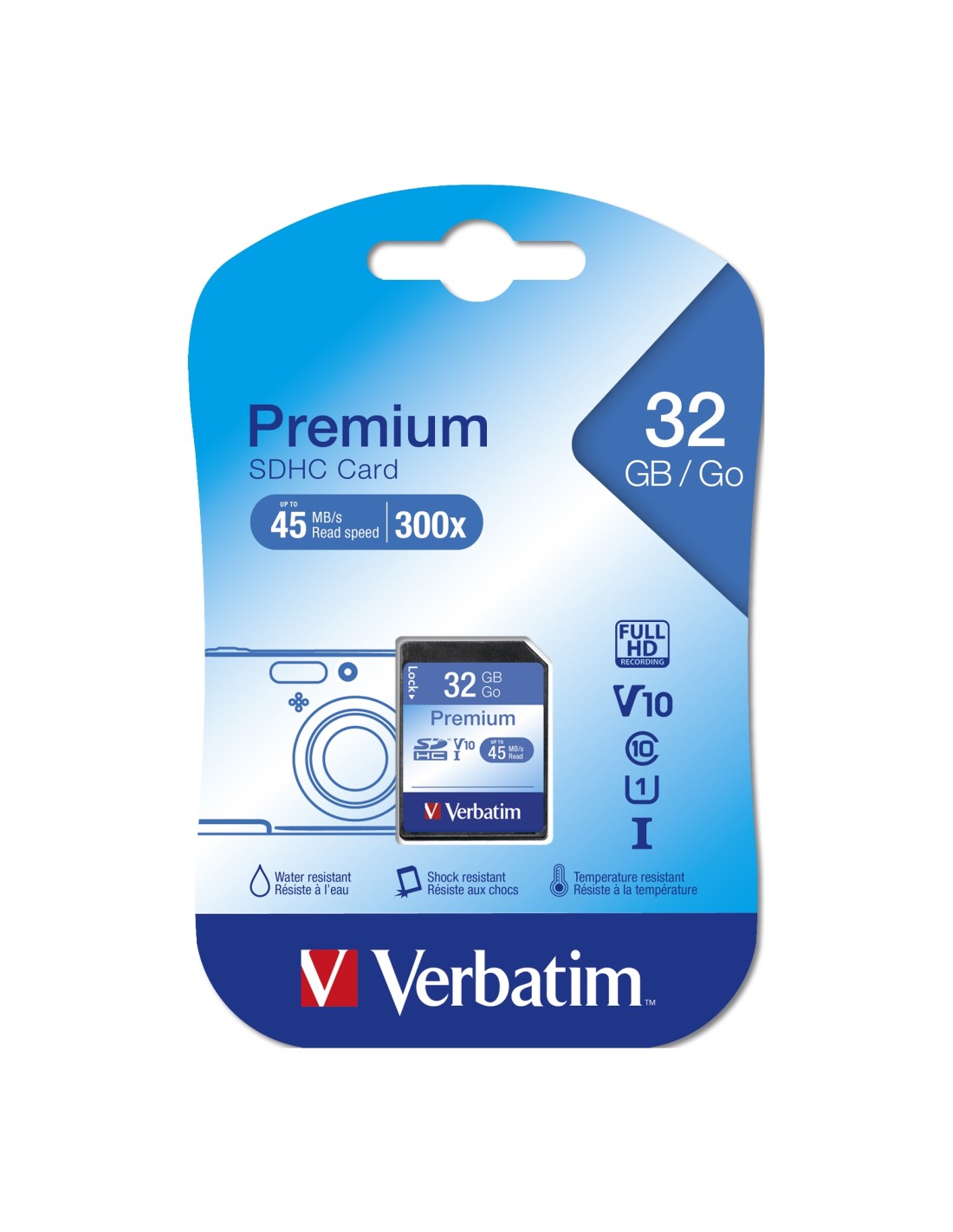 Memoria Verbatim Premium memoria flash 32 GB SDHC Clase 10 43963