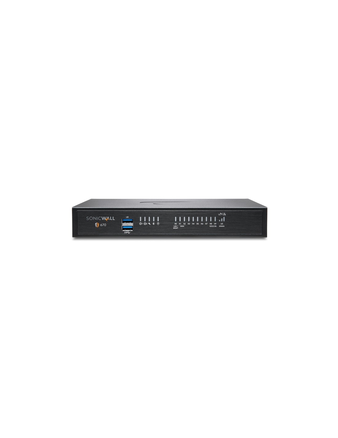 SonicWall TZ670 cortafuegos (hardware) Escritorio 5000 Mbit/s