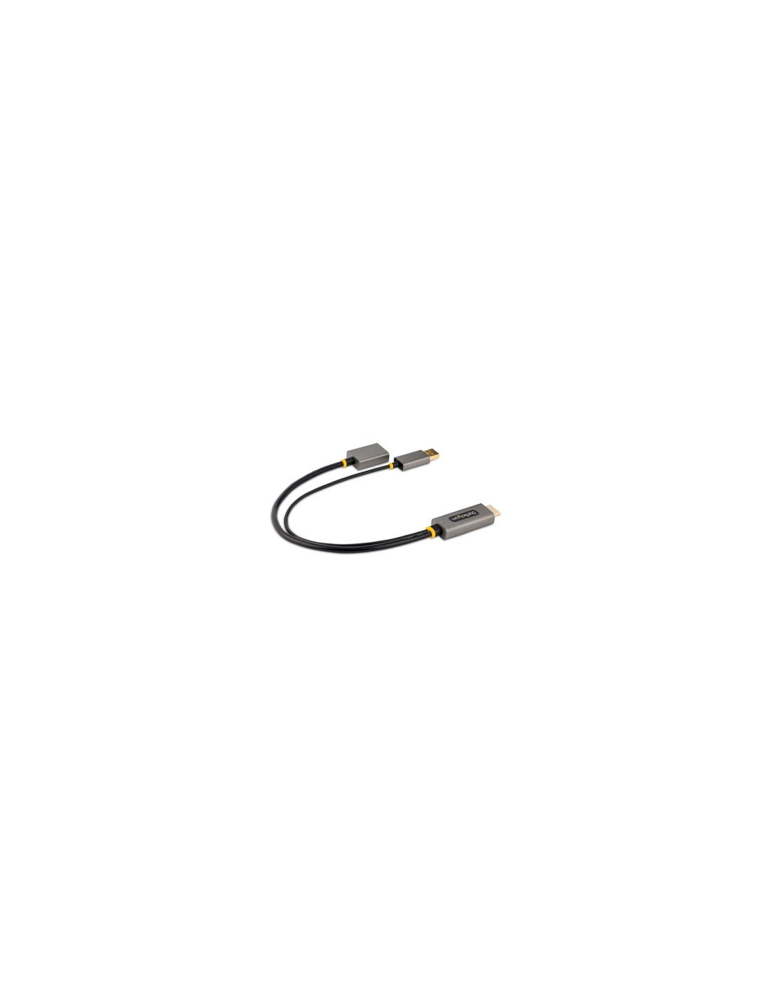 StarTech.com Cable 30cm Adaptador HDMI a DisplayPort - Activo - 4K 60Hz - Conversor HDMI 2.0 a DP 1.2 - HDR - Alimentado por el 