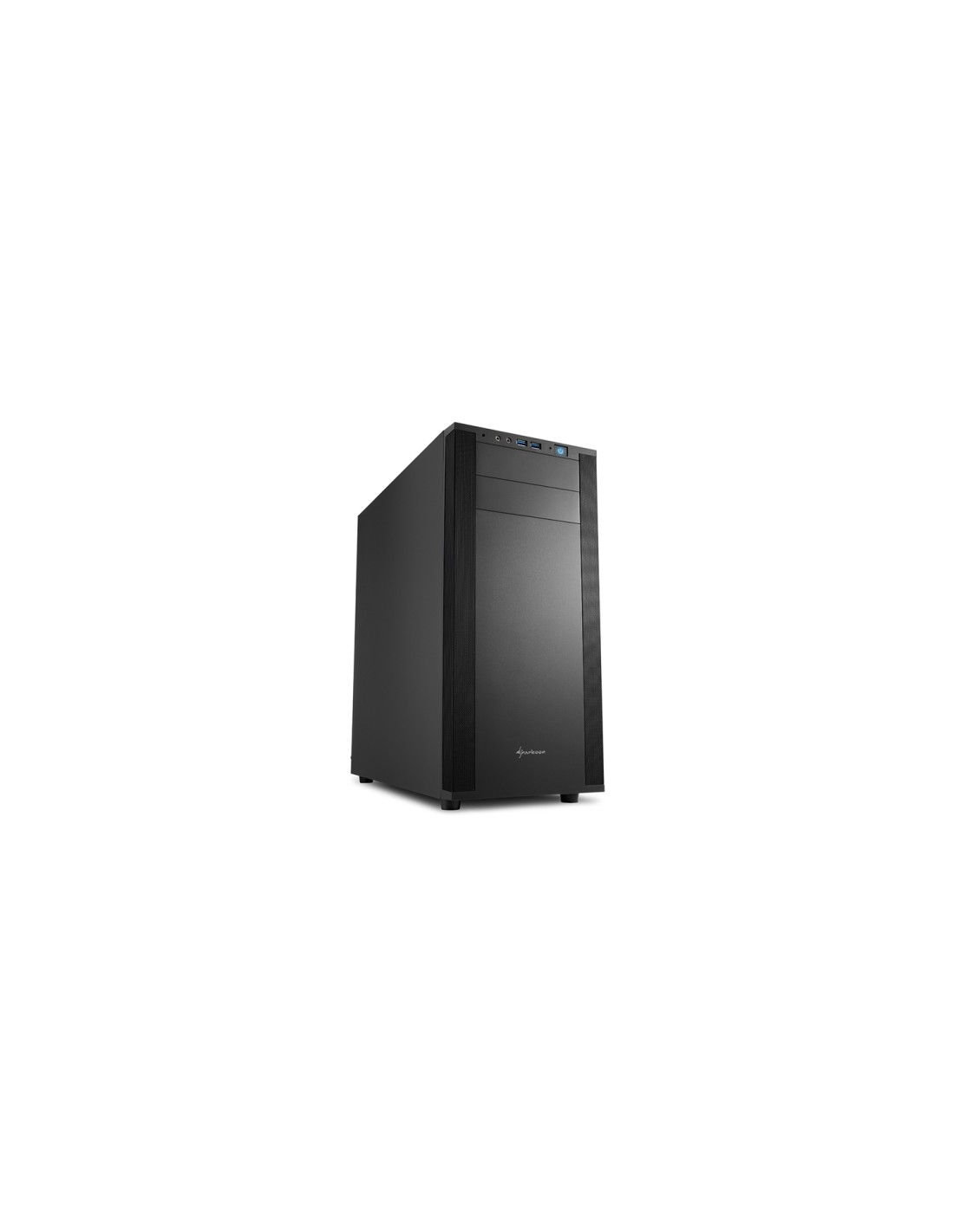Sharkoon M25-V caja torre Midi Tower Negro