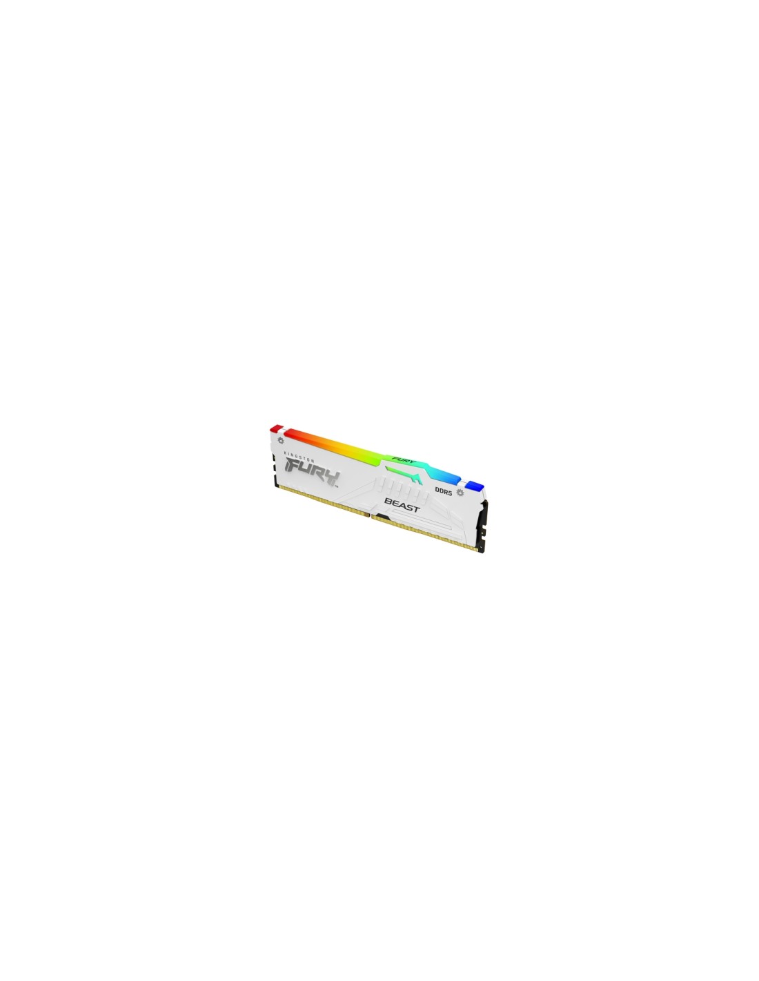 Kingston Technology FURY Beast 32GB 6000MT/s DDR5 CL36 DIMM (Kits de 2) White RGB EXPO